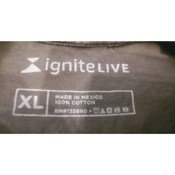 Ignite Live Tour T Shirt, Tee Short Size XL - Picture 5 of 5